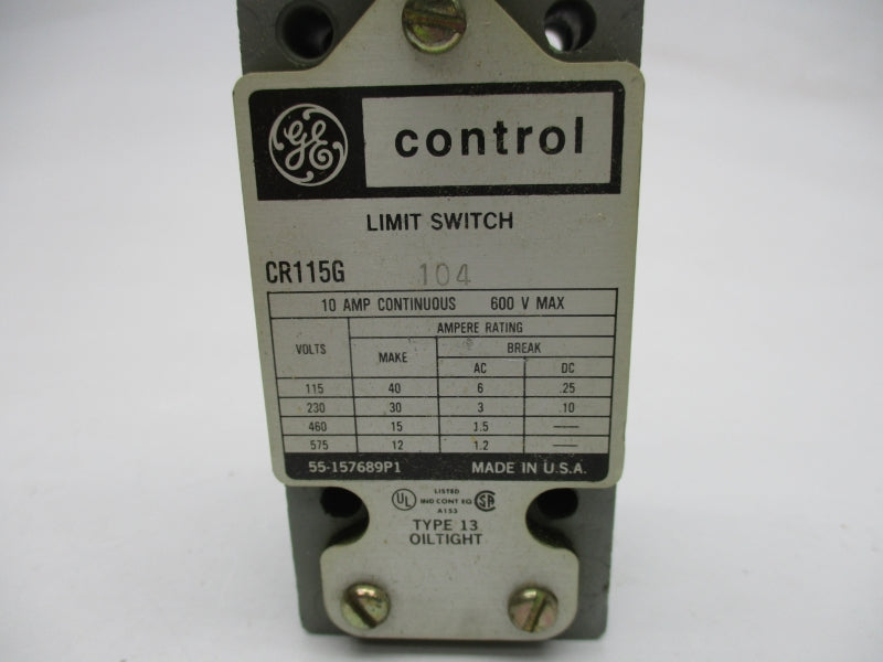 GENERAL ELECTRIC CR115G104 600V 10A NSNP