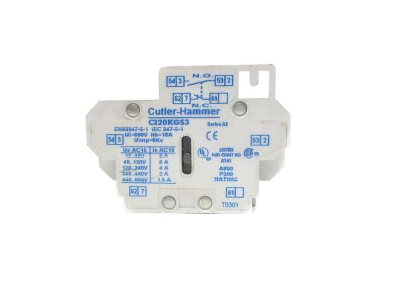 CUTLER HAMMER C320KGS3 SER. A2 440-660V 1.5A UNMP