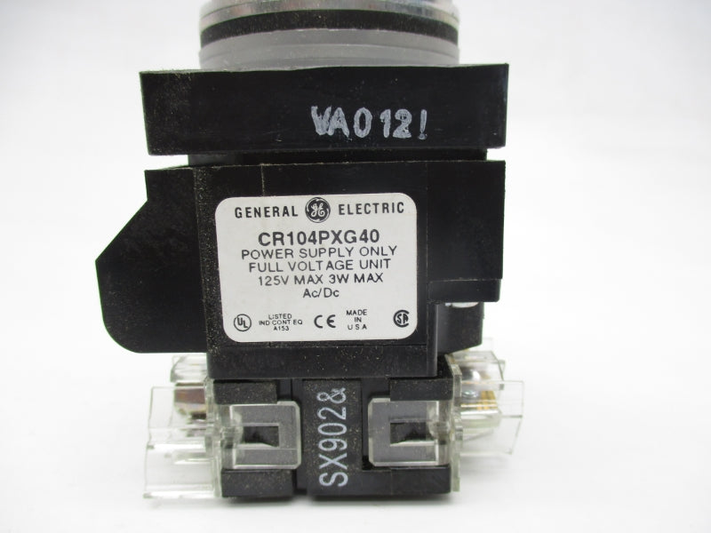 GENERAL ELECTRIC CR104PXG40 125VAC/DC NSNP