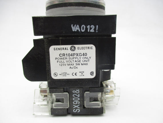 GENERAL ELECTRIC CR104PXG40 125VAC/DC NSNP