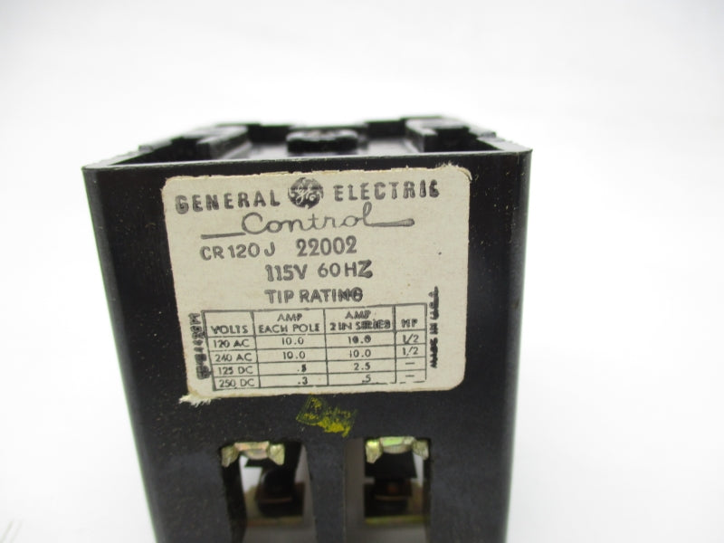GENERAL ELECTRIC CR120J22002 115V NSNP