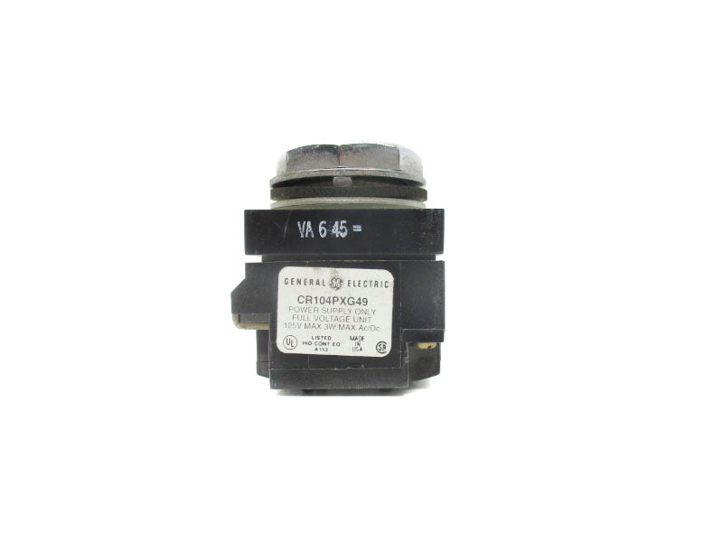 GENERAL ELECTRIC CR104PXG49 125VAC/DC (NO BULB) UNMP