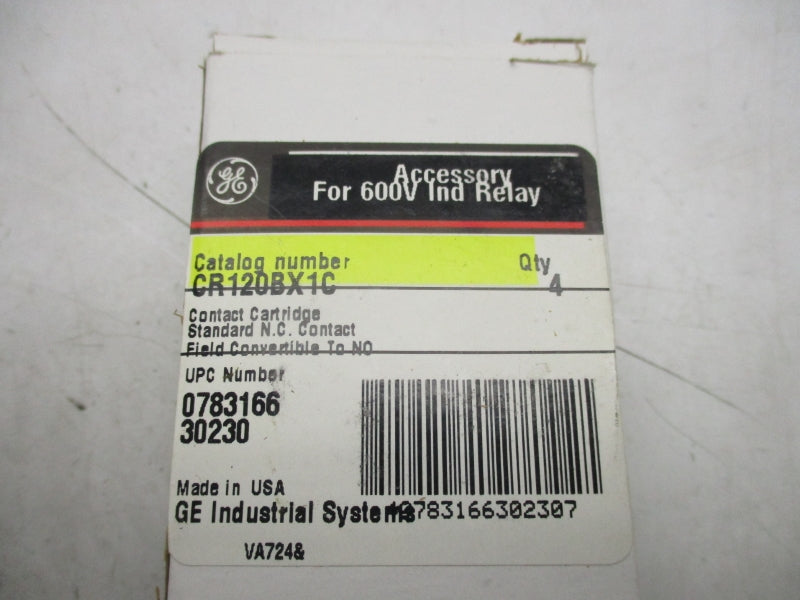 GENERAL ELECTRIC CR120BX1C (QTY OF 4) NSMP