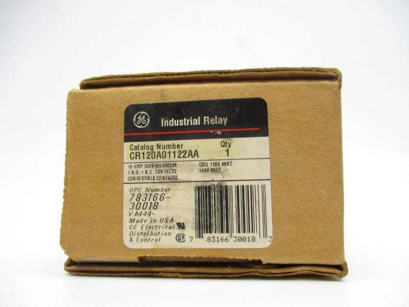 GENERAL ELECTRIC CR120A01122AA 110/120V 10A NSMP