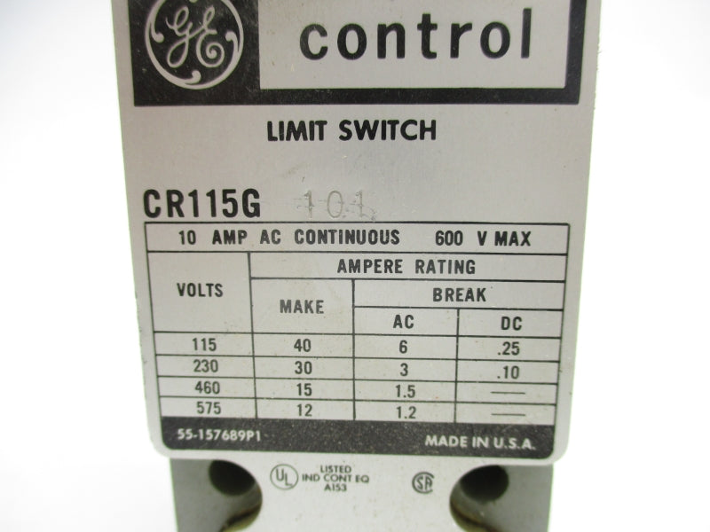 GENERAL ELECTRIC CR115G101 600V 10A UNMP