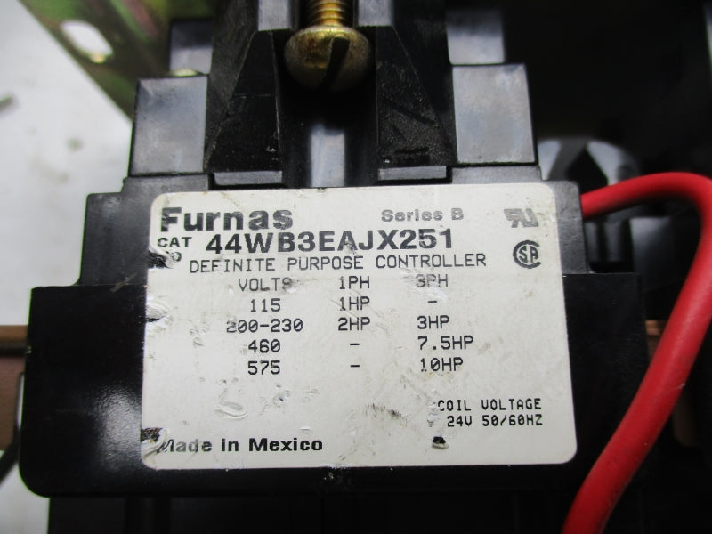 FURNAS 44WB3EAJX251 SER. B 24V UNMP