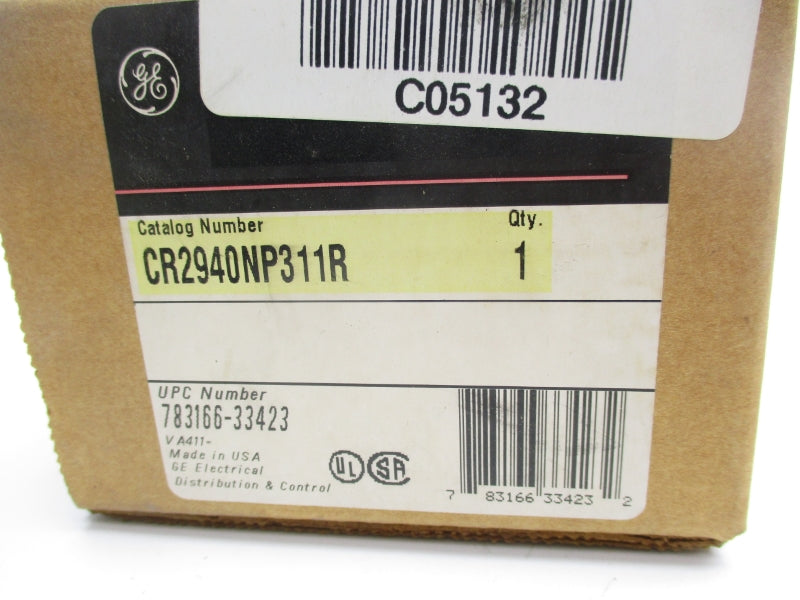 GENERAL ELECTRIC CR2940NP311R 600VAC NSMP
