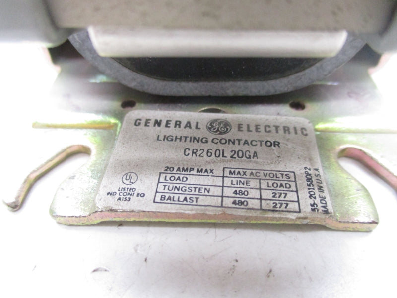 GENERAL ELECTRIC CR260L20GA 110/120V 20A UNMP