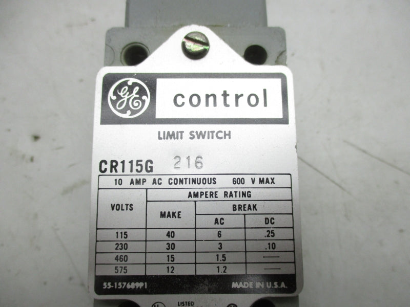 GENERAL ELECTRIC CR115G216 600V 10A NSNP