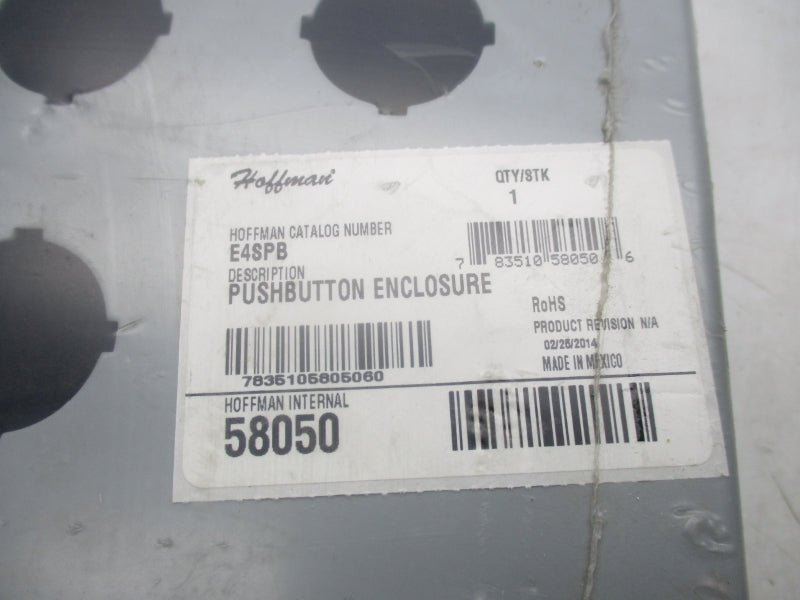 HOFFMAN E4SPB 58050 NSMP