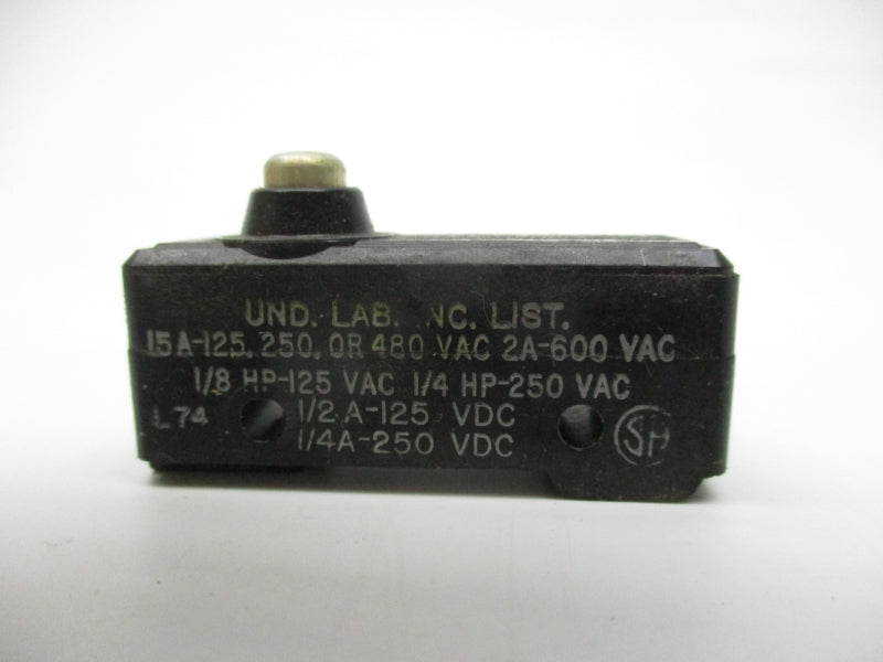 MICRO SWITCH BZ-2RD 600VAC 2A NSNP