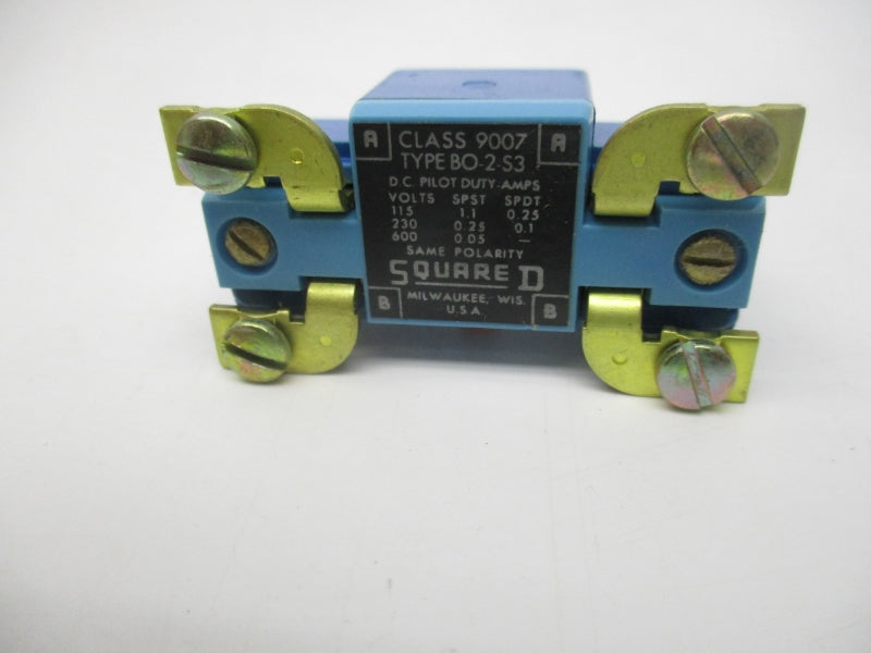 SQUARE D 9007BO2S3 600V 0.5A NSNP