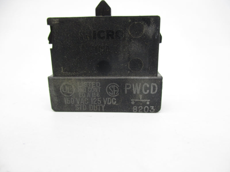 MICRO SWITCH PWCD 150VAC UNMP