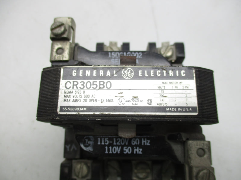 GENERAL ELECTRIC CR305B0 110/115-120V 20A UNMP