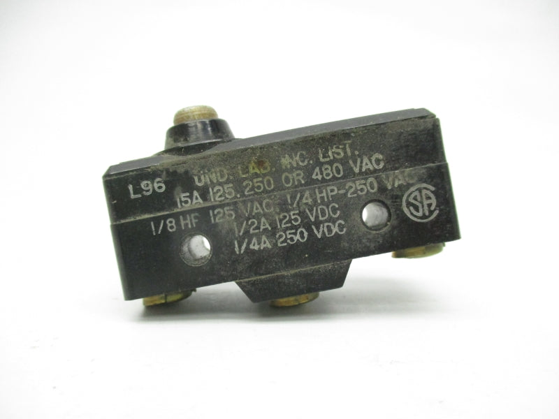 MICRO SWITCH BZ-2RD-A2 480VAC 15A UNMP