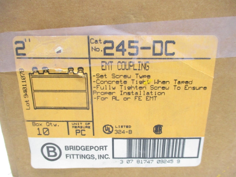 BRIDGEPORT 245-DC 2" (PKG OF 10) NSMP