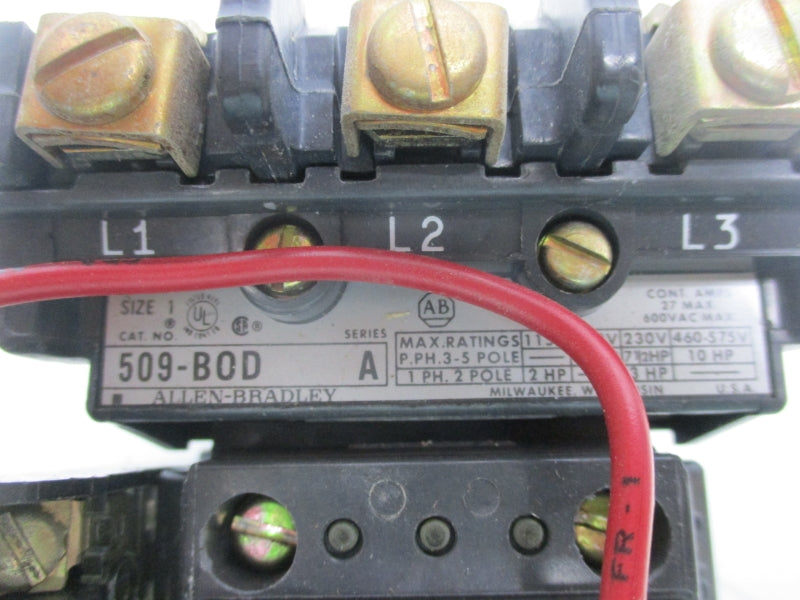 ALLEN BRADLEY 509-BOD SER. A 110/115-120V 27A NSNP