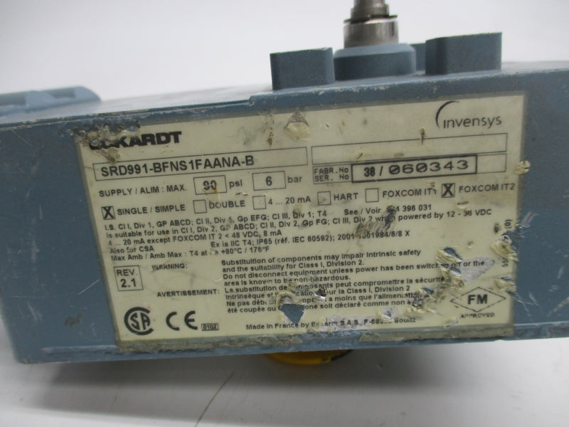 ECKARDT SRD991-BFNS1FAANA-B 90PSI (NO COVER) UNMP