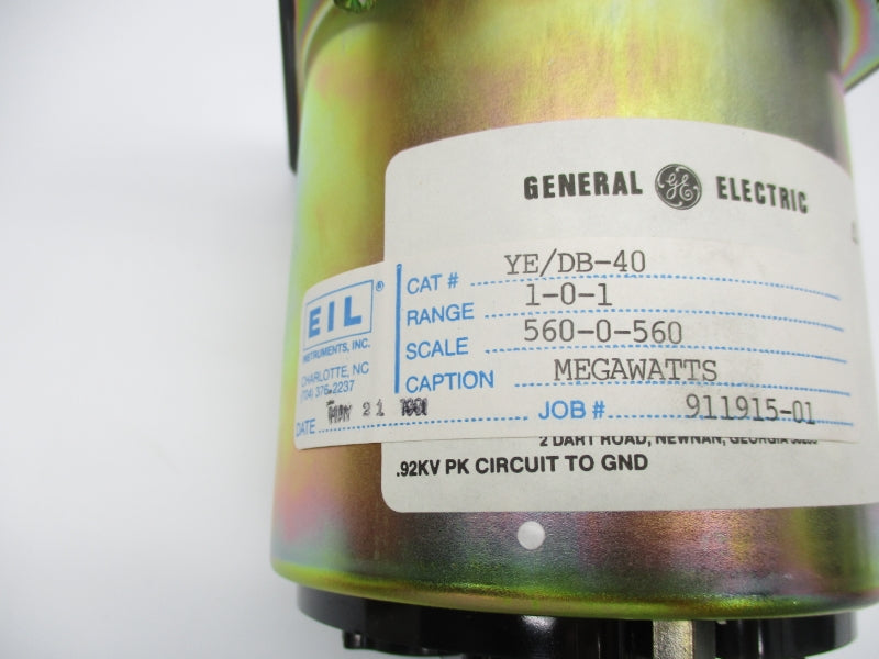 GENERAL ELECTRIC YE/DB-40 200-0-200 UNMP