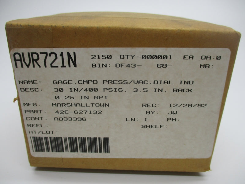 MARSHALLTOWN 42C-G27132 400PSI NSFS