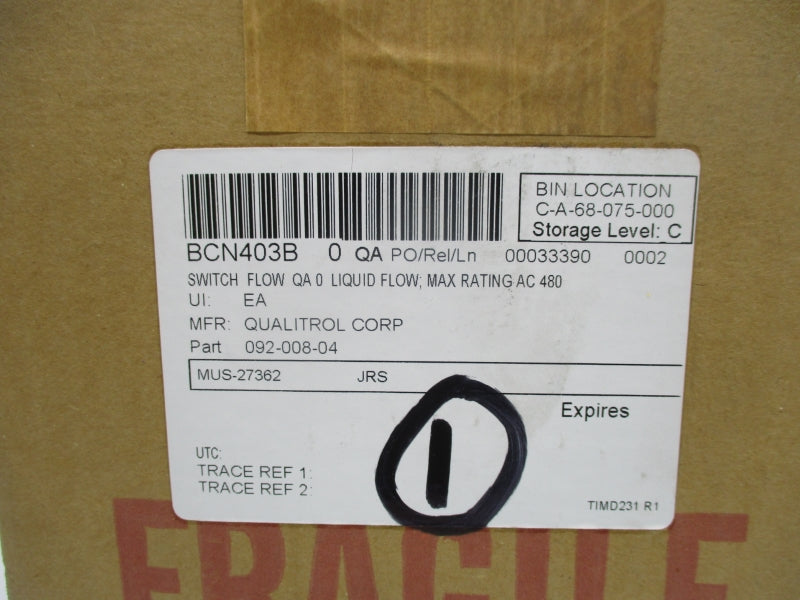 QUALITROL 092-008-04 NSFS