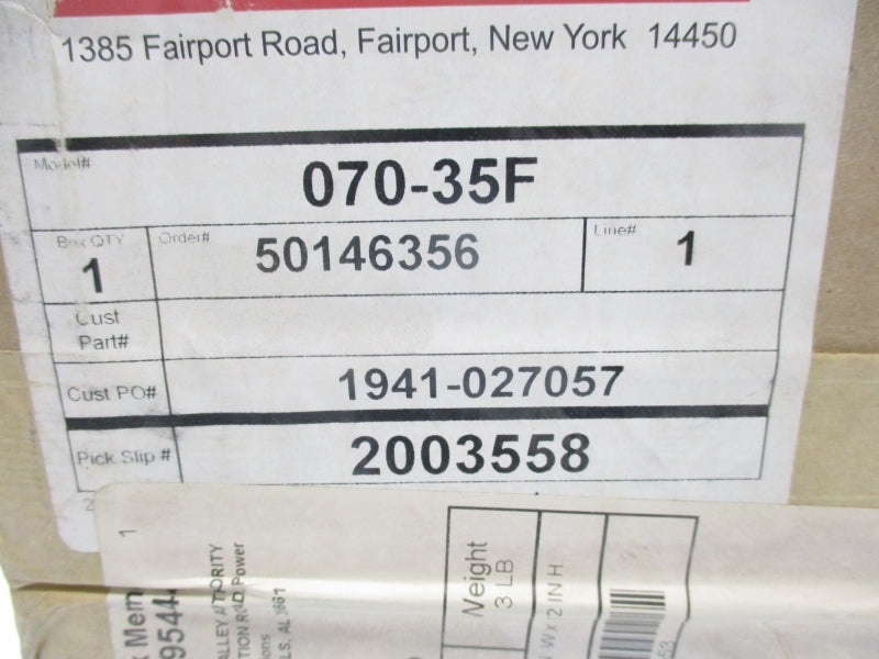 QUALITROL 070-35F NSFS