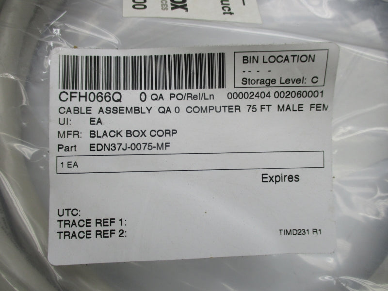 BLACK BOX EDN37J-0075-MF NSMP