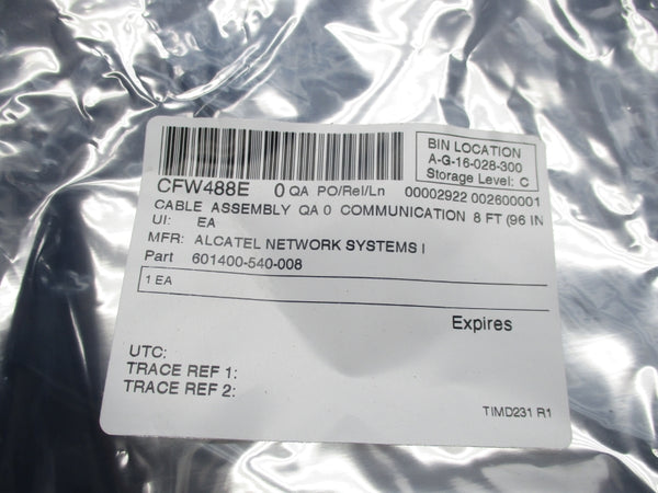 ALCATEL NETWORK SYSTEMS 601400-540-008 UNMP