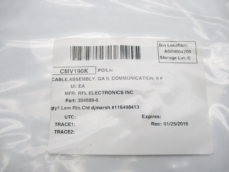RFL ELECTRONICS 304688-6 NSMP