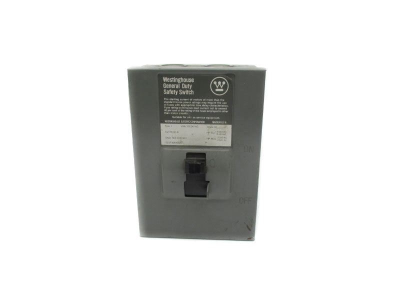 WESTINGHOUSE PF-311-N 120/240VAC 30A UNMP