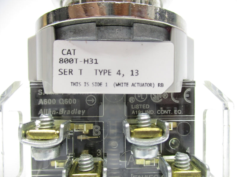 ALLEN BRADLEY 800T-H31 SER. T (NO KEY) NSNP