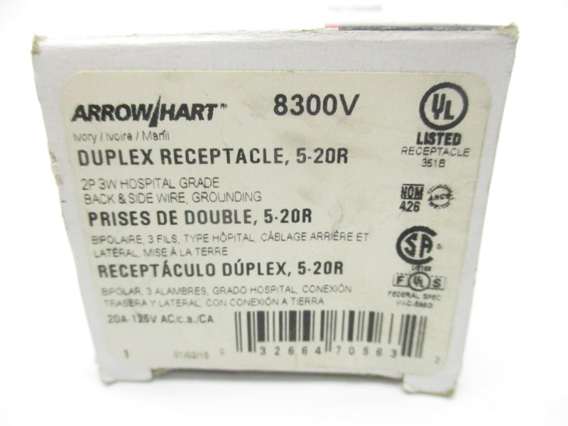 ARROW HART 8300V 125VAC 20A NSMP