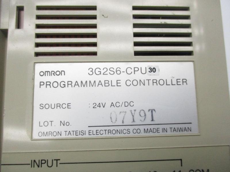 OMRON 3G2S6-CPU30 24VAC/DC NSNP