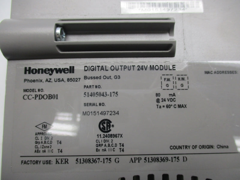 HONEYWELL CC-PDOB01 5145043-175 24VDC NSNP