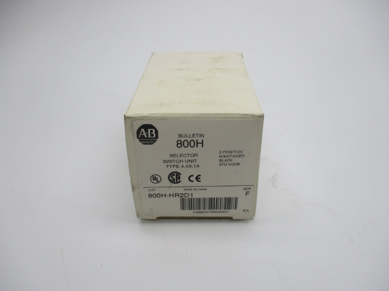 ALLEN BRADLEY 800H-HR2D1 SER. F (WH) NSMP