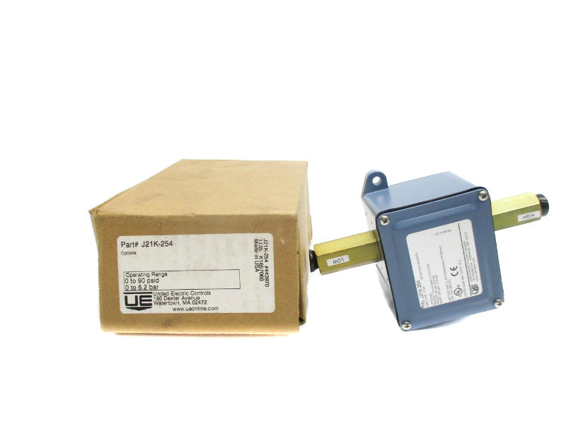 UNITED ELECTRIC CONTROLS J21K-254 480VAC 15A 0-90PSI NSMP