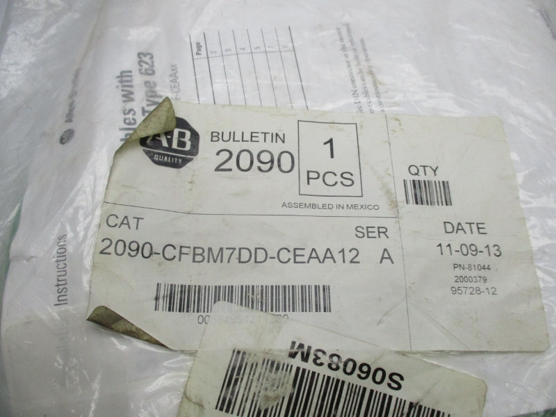 ALLEN BARDLEY 2090-CFBM7DD-CEAA12 SER. A NSMP