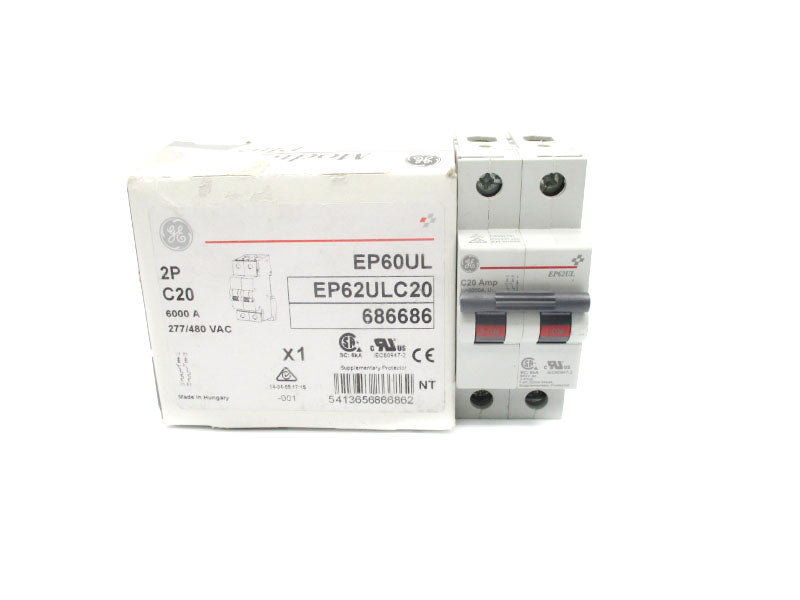 GENERAL ELECTRIC EP62ULC20 277/480VAC 20A NSMP