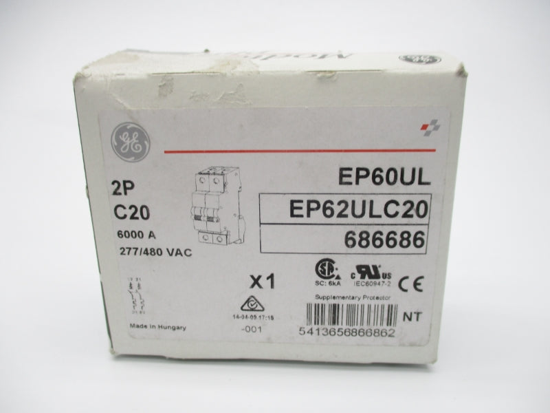 GENERAL ELECTRIC EP62ULC20 277/480VAC 20A NSMP