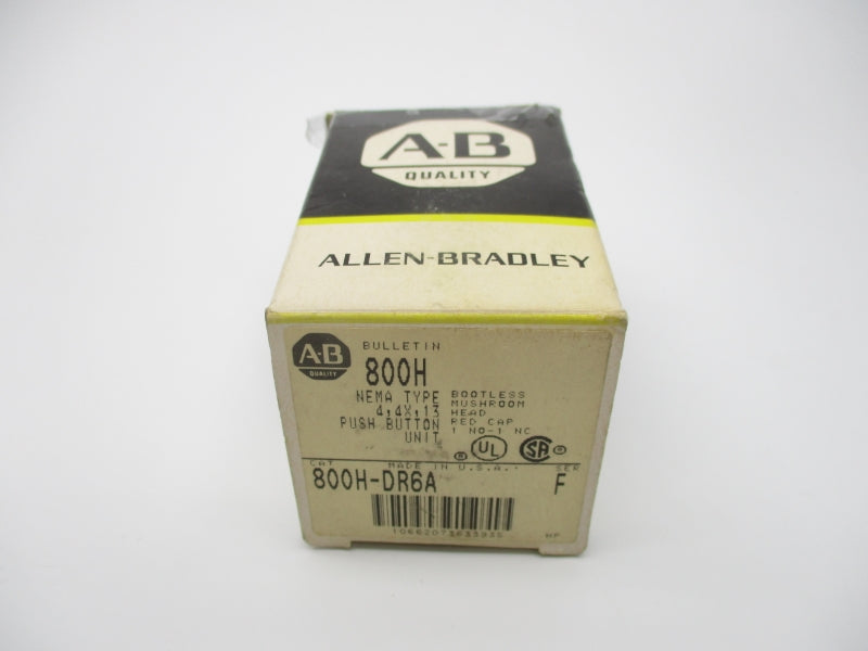 ALLEN BRADLEY 800H-DR6A SER. F (BK/YL) NSMP