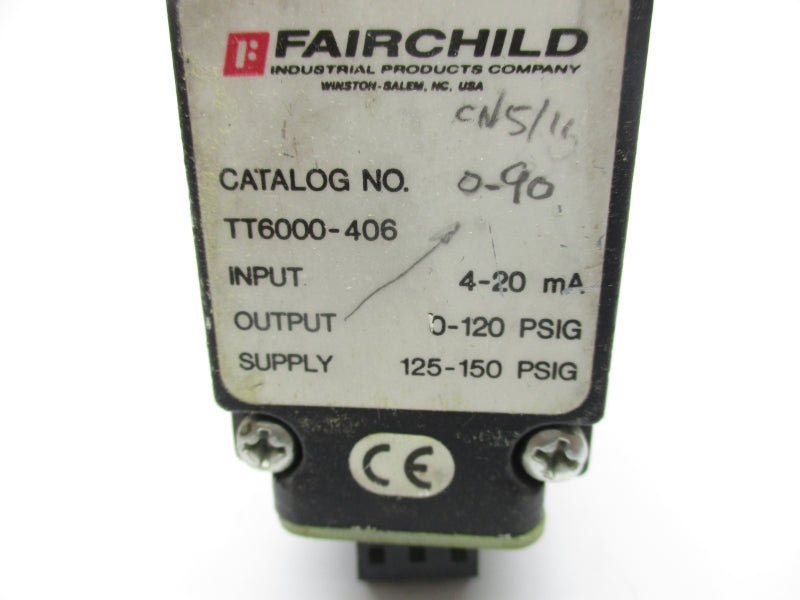 FAIRCHILD TT6000-406 125-150PSI UNMP