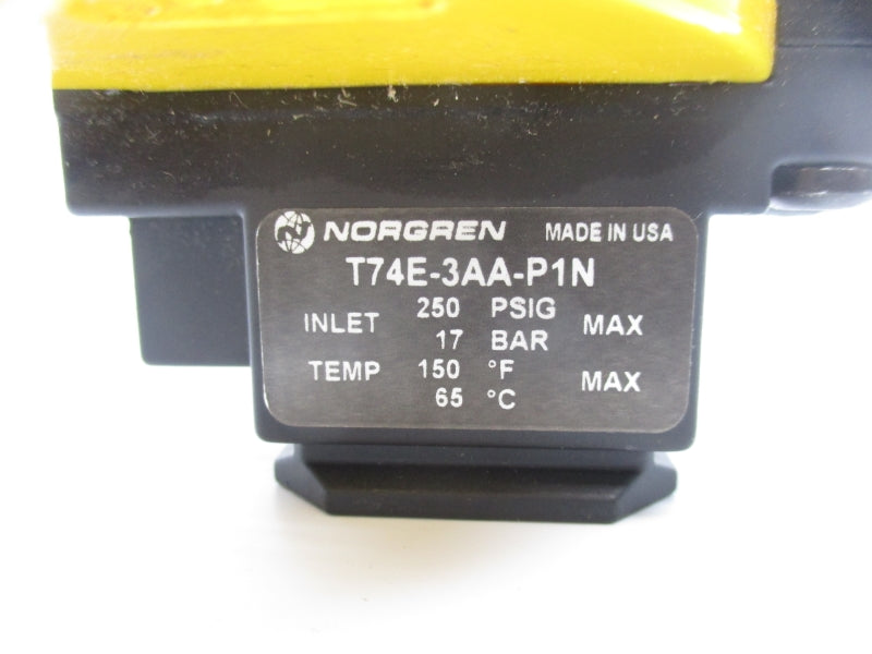 NORGREN T74E-344-P1N 250PSI 150'F NSNP