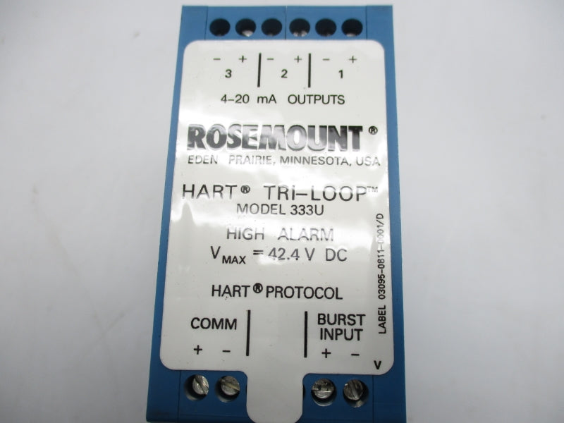ROSEMOUNT 333U 42.4VDC NSNP