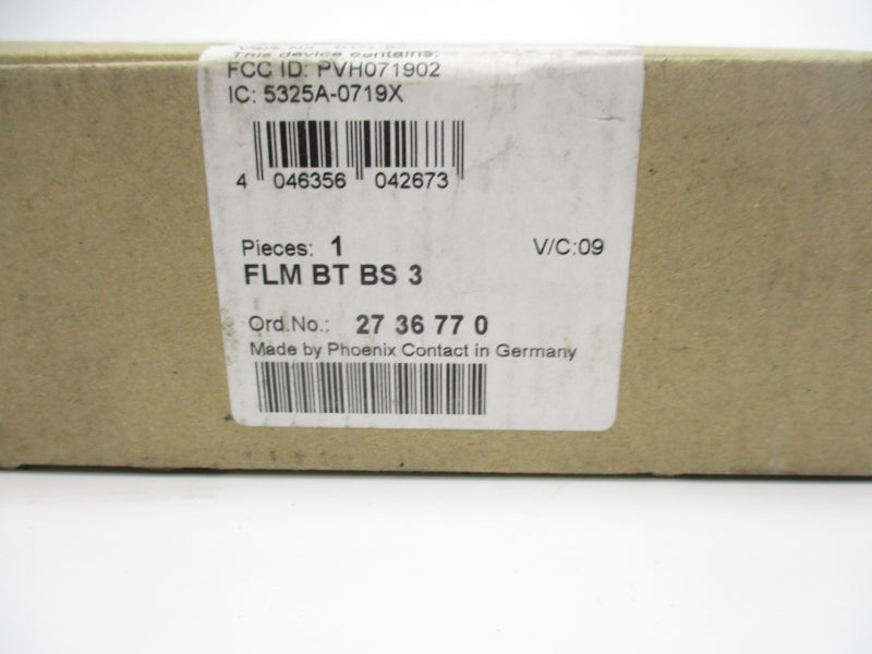 PHOENIX CONTACT FLMBTBS3 2736770 NSFS