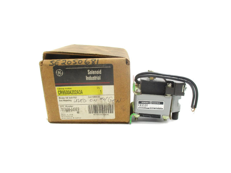 GENERAL ELECTRIC CR9500A202A3A 125VDC NSMP