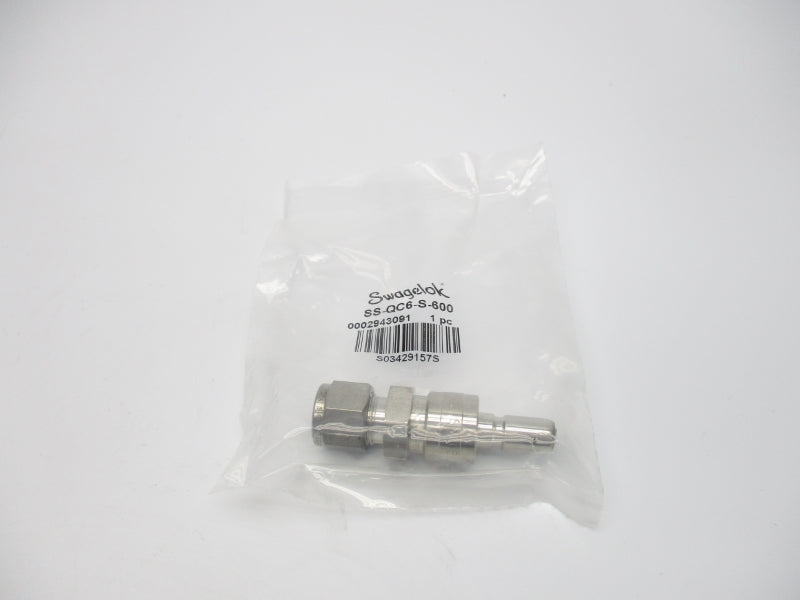 SWAGELOK SS-QC6-S-600 (PKG OF 5) NSMP