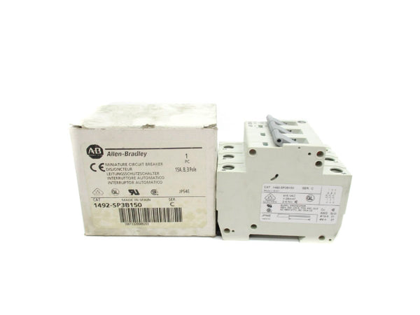 ALLEN BRADLEY 1492-SP3B150 SER. C 415VAC 15A NSMP