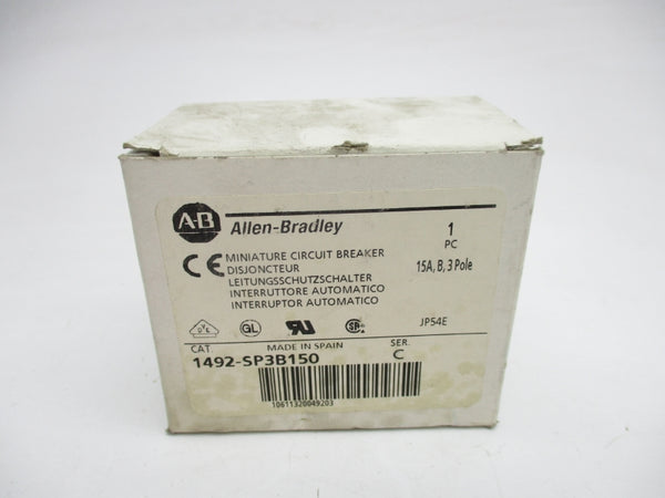 ALLEN BRADLEY 1492-SP3B150 SER. C 415VAC 15A NSMP