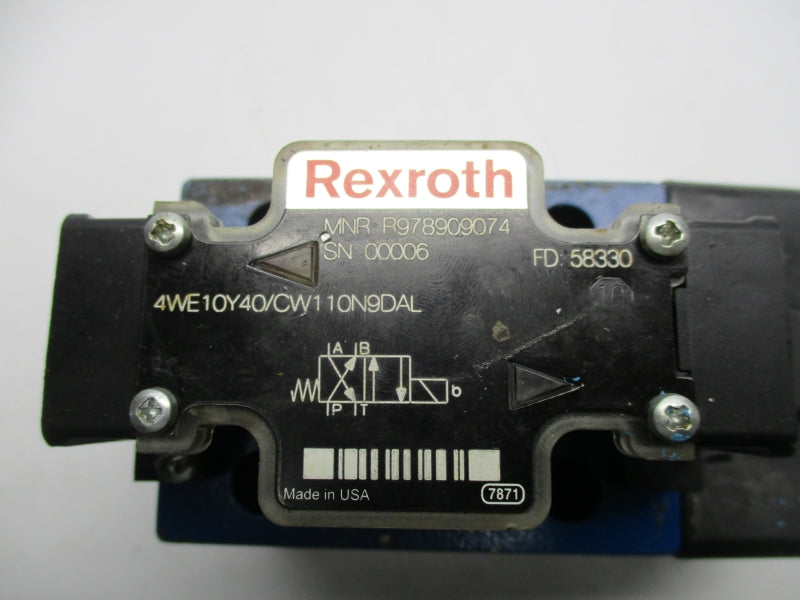 REXROTH 4WE10Y40/CW110N9DAL R978909074 NSNP