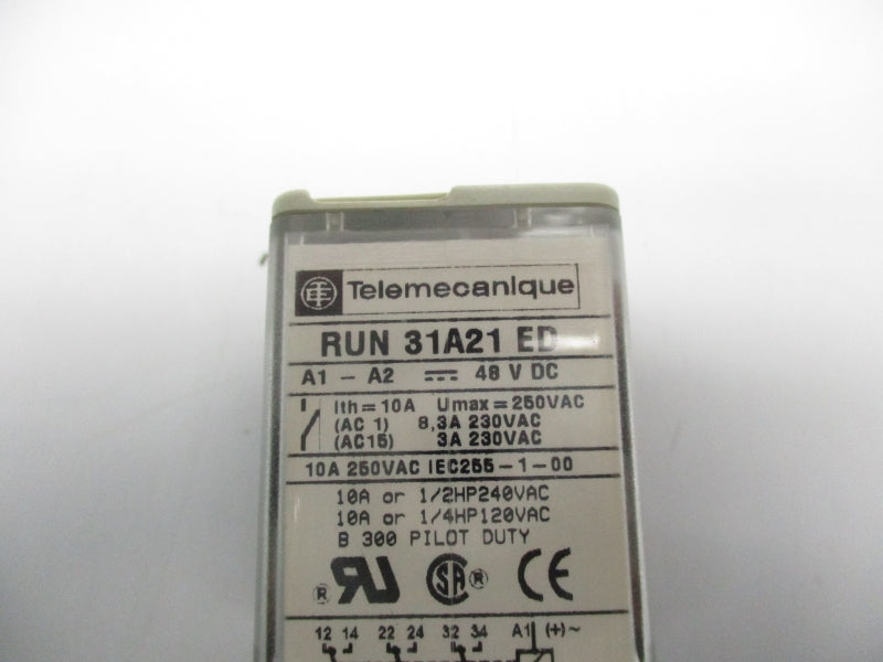 TELEMECANIQUE RUN31A21ED 48VDC 10A NSNP